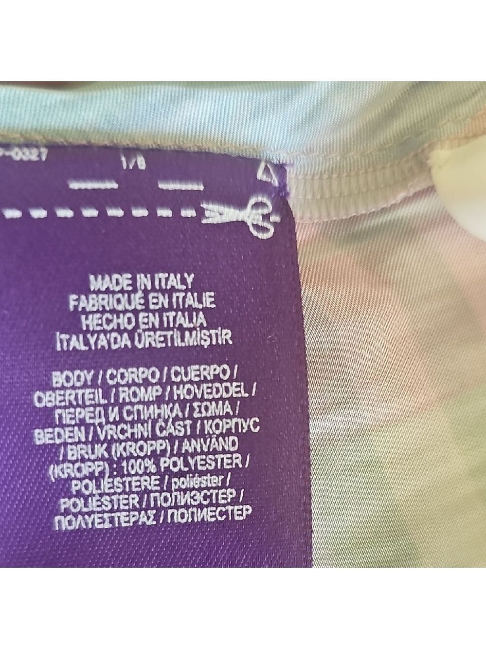Ralph Lauren Purple Label Taylah Madras Evening Dress - Picture 10 of 13